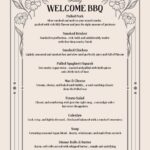 Friday BBQ menu
