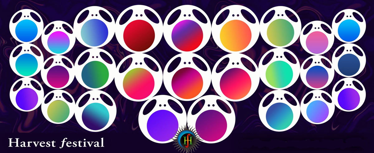 Empty blank circles with no faces in them