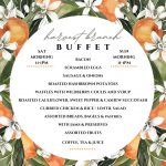 Brunch Buffet Menu