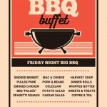 Friday BBQ Buffet Menu