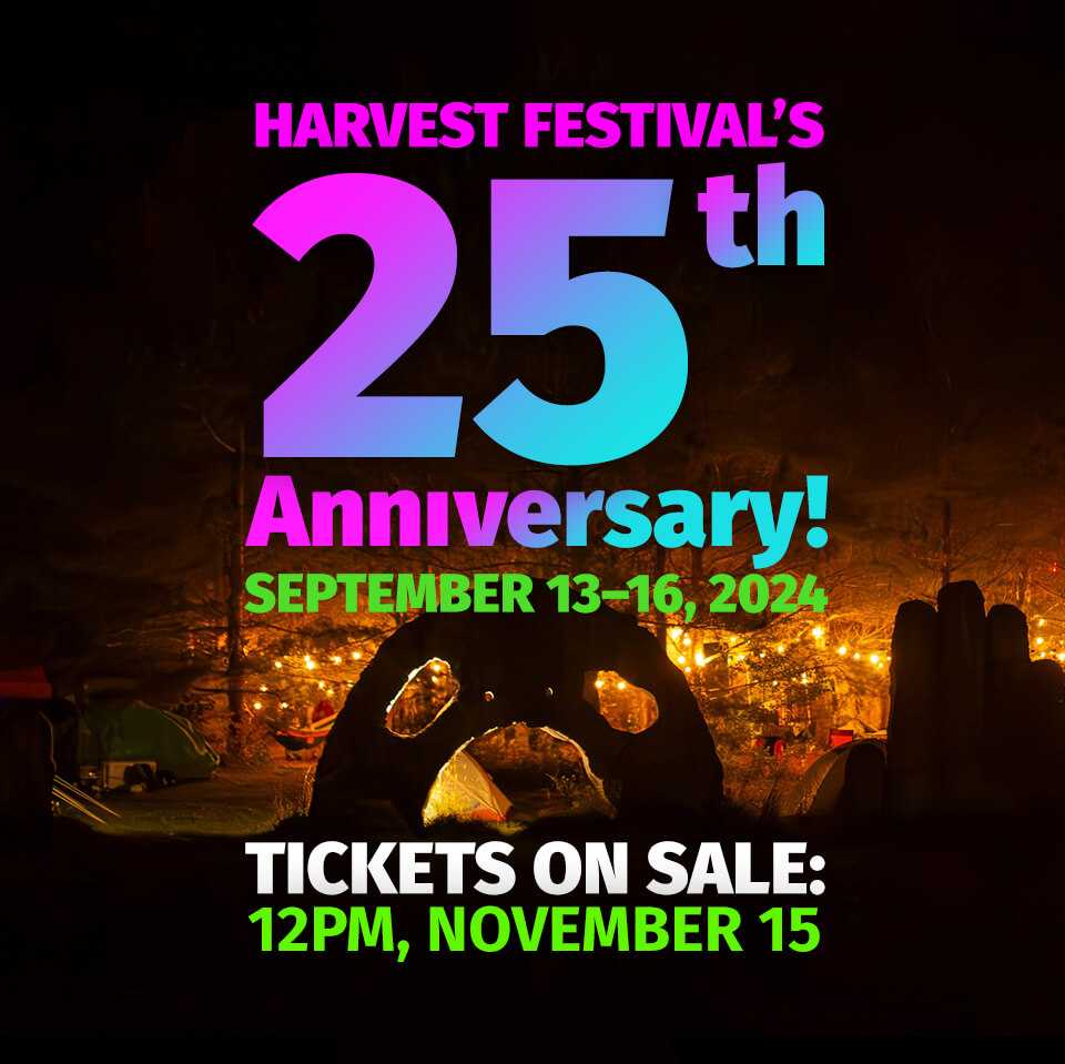 Harvest festival - 25th Anniversary Tickets